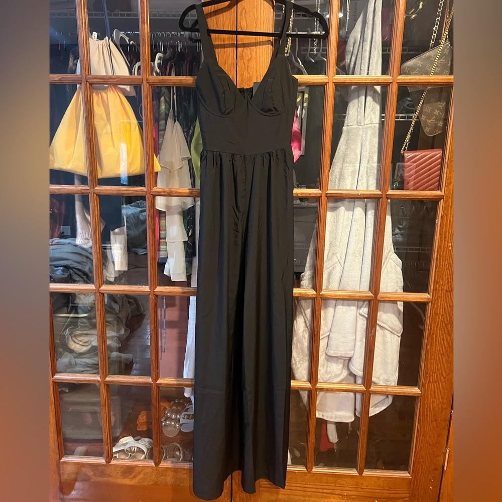 Pretty little thing black jumpsuit brand new with tags !